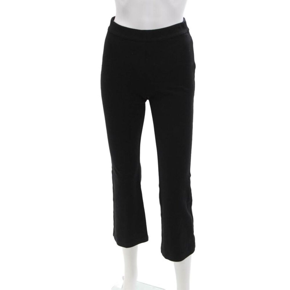 Theory Womens Pull On High Rise Rabeanie K Fix Ponte Leggings Black Size Petite